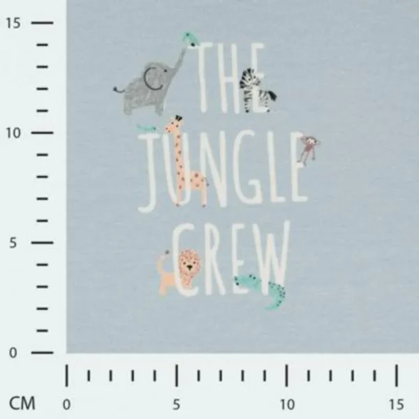 Cotton / EA Jersey Digital Panel Jungle panel blue